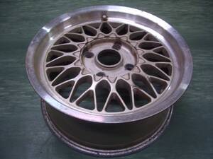 3458●BBS　純正　アルミホイール　15X61/2J　15X6.5J　4穴　1本のみ　中古品