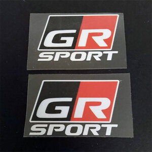 GR SPORT (GR スポーツ）ステッカー 　２枚セット