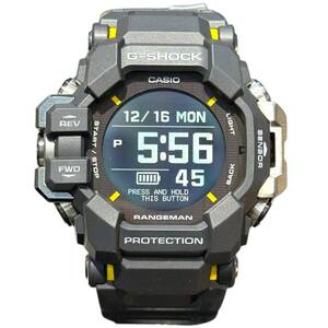 CASIO (カシオ) G-SHOCK Gショック レンジマン デジタル腕時計 電波ソーラー モバイルリンク CPR-H1000-1JR ブラック イエロー メンズ/104