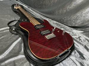 美品 定価203,500円 Schecter KR-24-2H-FXD ハイカット・ローカット搭載の万能モデル！ 極上キルト！ 安心のMADE IN JAPAN 2015年製