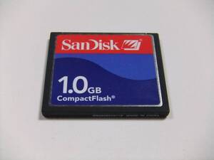 CFカード 1GB フォーマット済み 現状出品 1枚 SanDisk