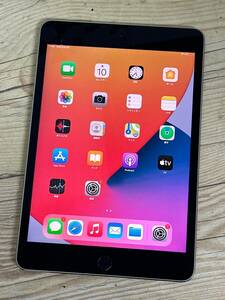 【美品♪】Apple iPad mini 4 第4世代 Wi-Fi 32GB A1538(MNY12J/A)スペースグレイ 動作品