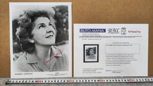 ■op1030■Maureen Stapleton モーリン・ステイプルトン■オートマニア■サイン入り写真■直筆■俳優■証明書付■⑦■