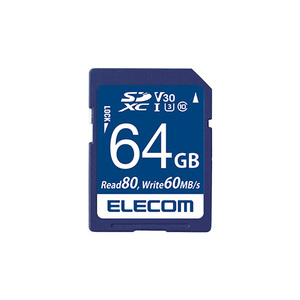 まとめ得 エレコム SDXCカード/データ復旧サービス付/ビデオスピードクラス対応/UHS-I U3 80MB/s 64GB MF-FS064GU13V3R x [2個] /l