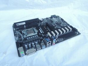 ASRock H110 Pro BTC+ REV.1.01 LGA1151 Celeron G3900 2.80GHz / DDR4-2400 4GB MEM マイニング用？ 動作画面有