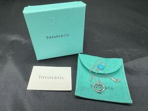 S☆ TIFFANY ティファニー Pt950 オープンハート ネックレス 総重量5g アクセサリー エルサペレッティ Tiffany&Co. プラチナ