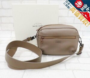 2A8063-1/未使用品 foot the coacher LEATHER POUCH フットザコーチャー レザーポーチ バッグ