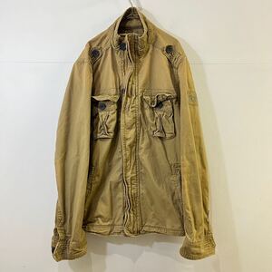 Abercronbie & Fitch コットンジャケット ミリタリージャケット SENTINEL JACKET ブラウン アバクロンビー&フィッチ【送料一律/同梱可能】P