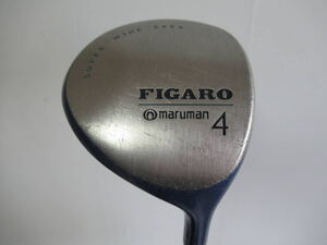 ★maruman マルマン FIGARO フェアウエイウッド 4W レディース 純正カーボンシャフト J596　★レア★激安★中古★　★