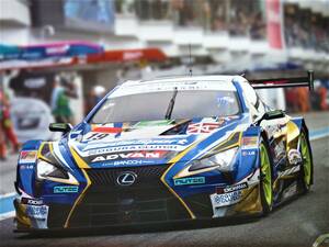 ポスター 2019年スーパーGT ＃19 トヨタ レクサス WedsSport ADVAN LC500 LEXUS Racing 国本雄資/坪井翔 未使用右端面に半円状の曲がり跡有