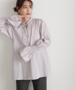 「N.（N. Natural Beauty Basic）」 長袖チュニック MEDIUM グレー系その他 レディース