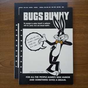 文具店在庫品☆ベニス【BUGS BUNNY(バッグスバニー)】B5ノート 2冊☆