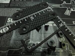 M-LOK ハンドガード 樹脂製 パネル カバー type B 2枚set AR15 M4