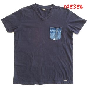 訳あり【DIESEL】ディーゼル　半袖　Vネック　Tシャツ　0215