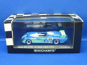 ④ミニチャンプス 1/43 マトラ MS 670B #11 ウイナー ル マン 1973 H.ペスカロロ/G.ラルース(MINICHAMPS, PMA, Matra, Lw Mans)