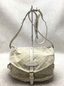 LOUIS VUITTON◆ソミュール30_モノグラム・ミニラン_WHT/キャンバス/WHT/ホワイト/M95314