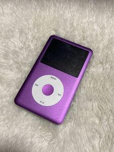 希少Apple iPod classic 第6.5世代 160GBから512GB パープル　紫色 カスタム　改造 MC297J MC293J