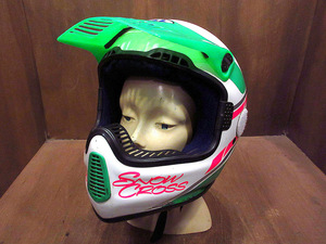 ビンテージ80’s●BELL MOTO 5 Artic Cat Snow Crossヘルメット●220707k6-hlmt 1980sベルフルフェイスバイカー装備モーターサイクル