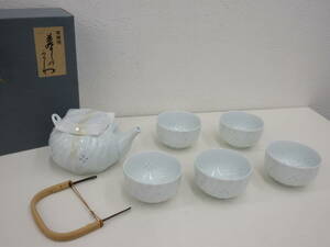 ☆ 有田焼　春峰　急須　湯　茶器　5客セット