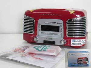 H367◆未使用品 15年製 TEAC ティアック SL-D930 マルチプレイヤー CDプレイヤー Bluetooth 赤 レッド オーディオ機器 音響機器 音楽機器