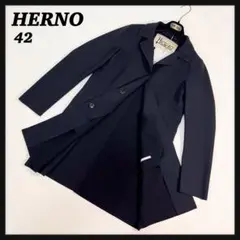 新品✨️HERNO ストレッチコート スプリング ステンカラーコート NAVY