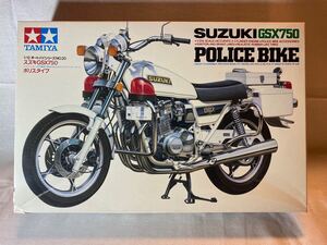 タミヤ プラモデル未組立 スズキ GSX750 ポリスタイプ SUZUKI 白バイ POLICE