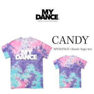 MYDANCE マイダンス tie-dye dance tee Tシャツ　ブルー　パープル　ピンク