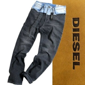 DIESEL ディーゼル 新品 定価6.9万 D-EETAR-C 088AB ストーンウォッシュ加工 デニムパンツ スラックス 00SR98 02 W30-L32 ▲111▼bus9038b