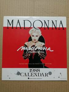 【非売品】MADONNA　1988　月めくりカレンダー　マドンナ