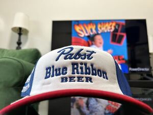 USA企業Pabst Blue Ribbon beer メッシュキャップ