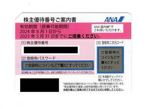 ★即決★　ANA　全日空　株主優待券　有効期限2025年5月31日