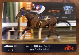 即決！未使用クオカード　第51回東京ダービー　シーチャリオット　大井競馬場　TCK　内田博幸