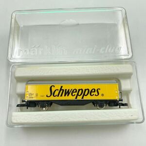 メルクリン Zゲージ Schweppes. 　黄色 mini-club　メルクリンミニクラブ marklin Marklin 鉄道模型