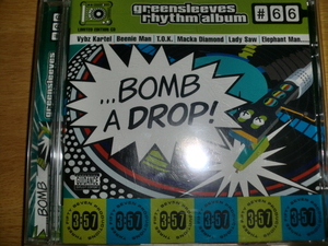 美品 Bomb A Drop Riddim #66 [ワンウェイ] Greensleeves rhythm vybz kartel beenie man t.o.k. elephant man macka diamond lady saw