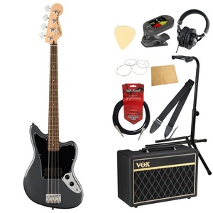 エレキベース 入門セット スクワイヤー Affinity Series Jaguar Bass H CFM VOXアンプ付き 10点セット Squier ベース 初心者セット