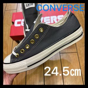 ☆新品☆CONVERSE ALLSTAR DUCKCANVAS コンバース オールスター US ダックキャンバス ロー スモーキーブラック ゴールド オリジネイター