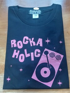 新品未使用　THE MODS　ROCKAHOLIC 　Tシャツ　Lサイズ　ブラック　レコードプレイヤー　売切商品 