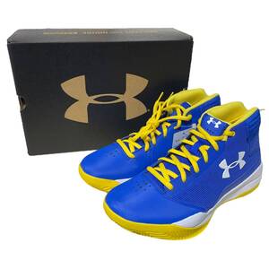 ◆未使用品◆ UNDER ARMOUR ジュニア バスケットボールシューズ グレードスクールジェット2017 3000387-400 24.5cm V80861NH