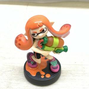 ■amiibo アミーボ ガールオレンジ スプラトゥーンシリーズ ゲーム フィギュア 動作未確認■G42843