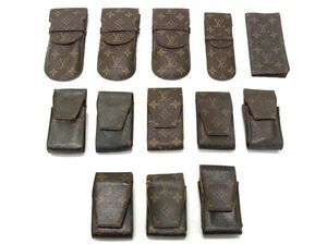 1円 LOUIS VUITTON ルイヴィトン モノグラム シガレットケース メガネケース ペンケース 13点セット まとめ売り DA8297