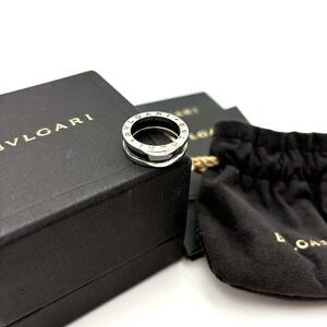 【1000円スタート】BVLGARI　ブルガリ　リング　指輪　セーブザチルドレン　Ag925　シルバー　ブランド　アクセサリー　11C-073