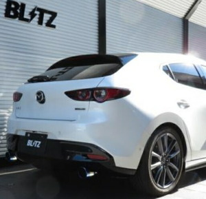 ブリッツ MAZDA3 ファストバック BP8P マフラー チタンカラー 63186V BLITZ NUR-SPEC ニュルスペック カスタムエディション