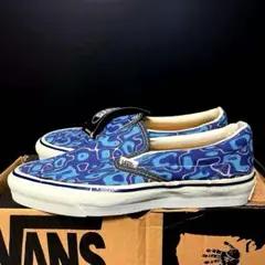 90s VANS slip-on スリッポン　サイバープリントdeadstock