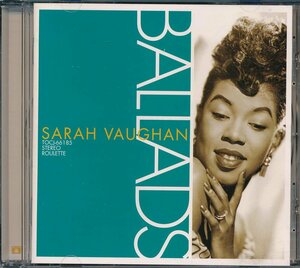 ジャズ┃サラ・ボーン│Sarah Vaughan┃バラッズ│Ballads┃東芝ＥＭＩTOCJ-66185│2002.09年│2548円┃管理6859