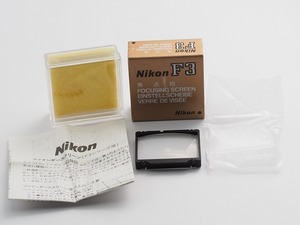 0014 ★新品 未使用★ Nikon ニコン ファインダースクリーンタイプC 焦点板 箱・ケース・説明書付き Nikon FOCUSING SCREEN F3 TYPE C