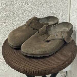 BIRKENSTOCK RICK OWENS ビルケンシュトック　リックオウエンス BOSTON EXTRO Velour Dust ボストン スリッポン　シューズ 【表参道t0】