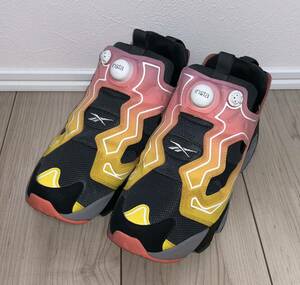 REEBOK INSTA PUMP FURY OG GLITCH FY9332 26.5cm リーボック ポンプフューリー ブラック グレー イエロー オレンジ 黒 灰 黄 INSTAPUMP