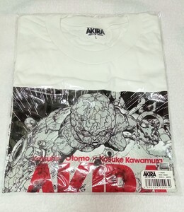 AKIRA art of wall プリント シャツ Front 白 ホワイト L 未開封 新品 正規品 渋谷 PARCO アキラ Tシャツ 半袖 正規品 限定品