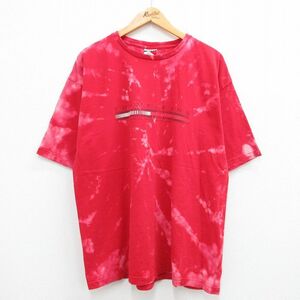 XL/古着 トミーヒルフィガー トミージーンズ 半袖 ブランド ビンテージ Tシャツ メンズ 90s ビッグロゴ 大きいサイズ コットン クルー