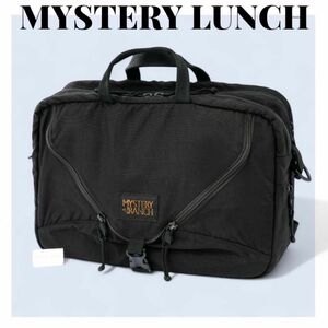  ミステリーランチ 3WAY バッグ　ビジネスバッグ　旧タグ　オレンジ　黒　ブリーフケース　バックパック　MYSTERY LUNCH 廃盤